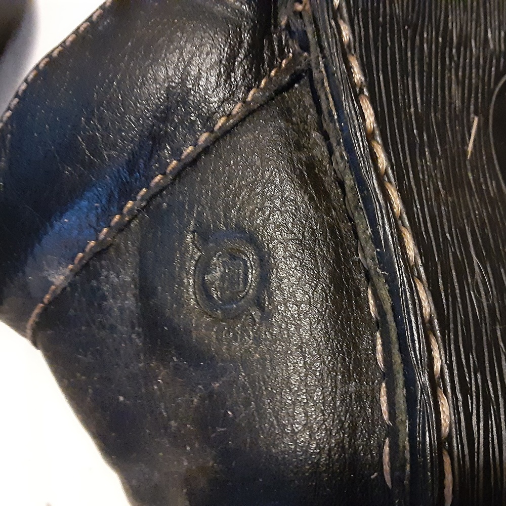 Born Black Leather Clogs Mules Slip On